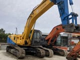 2008 Hitachi ZX350LCN-3 crawler excavator, side view
