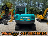 2024 Sunward SWE80N9 mini excavator rear view
