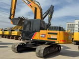 2018 Sany SY215C crawler excavator, rear three-quarter view