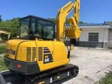 2024 Komatsu PC56-7 mini excavator rear three-quarter view