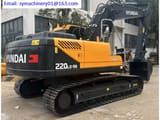 2024 Hyundai 220LC-9S crawler excavator, rear three-quarter view