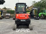 2018 Kubota U36-4 mini excavator, rear view