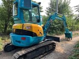 2022 Kubota U-35 mini excavator, rear three-quarter view