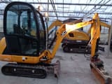 2014 JCB 8018 mini excavator, side view