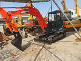2022 Doosan DH55 crawler excavator, front three-quarter view