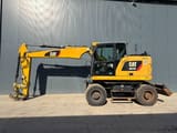 2017 Caterpillar M315F wheel excavator, side view
