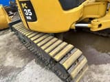 2021 Komatsu PC35MR mini excavator track and side view
