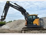 2019 Volvo ECR235EL crawler excavator side view