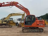 2019 Doosan DX120LC crawler excavator, side profile view