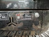 2022 Sany SY35U mini excavator identification plate