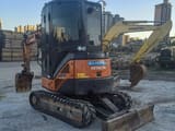 2024 Hitachi ZX30U-2 mini excavator, front three-quarter view