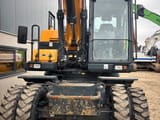2020 Hyundai HW180 wheel excavator, front view