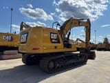 2022 Caterpillar 320GC crawler excavator, rear three-quarter view