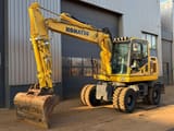 2017 Komatsu PW148-10 wheel excavator, side view