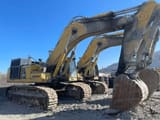 Komatsu PC850-8EO crawler excavator, side view