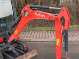 2015 Kubota KX016-4 mini excavator boom and arm detail