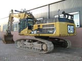 2007 Caterpillar 345C L crawler excavator, rear three-quarter view