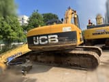 2020 JCB JS220LC crawler excavator rear view