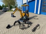 Berger Kraus BK1250JS mini excavator with attachments