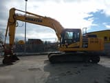 2018 Komatsu PC210LC-11 crawler excavator, side view