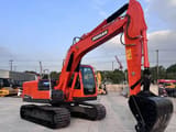 2020 Doosan DX140LC crawler excavator, side view