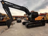 2022 Hyundai R225LC-9S crawler excavator, side profile view