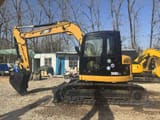 2020 Caterpillar 308C CR mini excavator, side profile view
