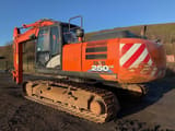 2018 Hitachi Zaxis 250LC crawler excavator, rear three-quarter view
