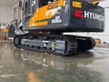 Hyundai HX220HD crawler excavator, rear three-quarter view