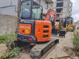 2016 Hitachi ZX55USR-5A mini excavator rear view
