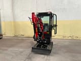 Vicsec VC13CD mini excavator, front three-quarter view