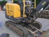 2007 Volvo EC25 mini excavator, rear three-quarter view