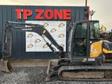 2020 Volvo ECR50D mini excavator side view