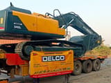 2026 Hyundai Robex 340L Smart crawler excavator side view