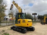 2022 Komatsu PC80MR-5 mini excavator, rear three-quarter view
