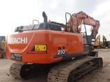 Hitachi Zaxis 210LC crawler excavator, rear three-quarter view
