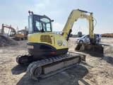 2006 Yanmar VIO75 A crawler excavator, rear three-quarter view