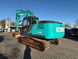 2018 Kobelco SK210 SK210 NLC-10 crawler excavator, rear three-quarter view