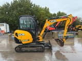 2017 JCB 8026CTS mini excavator side view