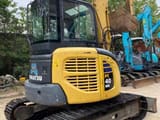 2023 Komatsu PC40MR mini excavator, rear three-quarter view