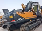 2024 Hyundai 305LC-9T crawler excavator, rear three-quarter view