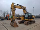 2016 Caterpillar 325FL crawler excavator, front three-quarter view