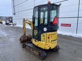 2018 Komatsu PC16R-3 mini excavator, rear three-quarter view