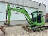 2013 Kubota U55-4 mini excavator, side profile view