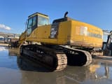 2005 Komatsu PC450LC-7 crawler excavator rear three-quarter view