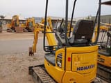 2023 Komatsu PC16R-3HS mini excavator, rear three-quarter view