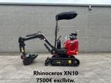 2026 Rhinoceros XN10-9 mini excavator, side view