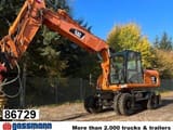 2011 Caterpillar M318D wheel excavator, front three-quarter view