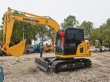 2021 Komatsu PC70-8 mini excavator, side view