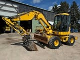 2013 Komatsu PW98MR-8 wheel excavator side view